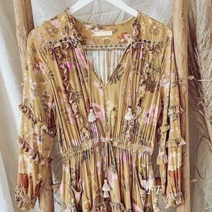 New Boho Floral Long Sleeve Summer Dress